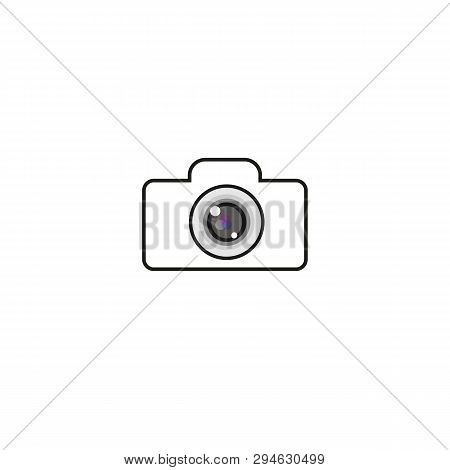 Camera Logo Template Design Vector Icon Creative