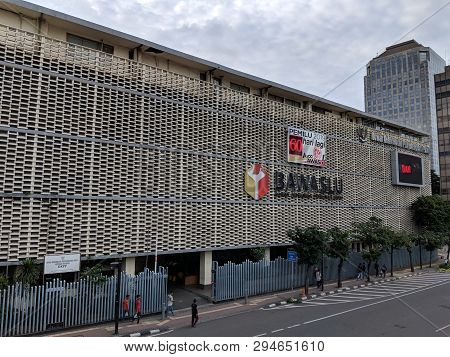 Jakarta, Indonesia - February 16, 2019: Gedung Badan Pengawas Pemilihan Umum Or Bawaslu (elections S