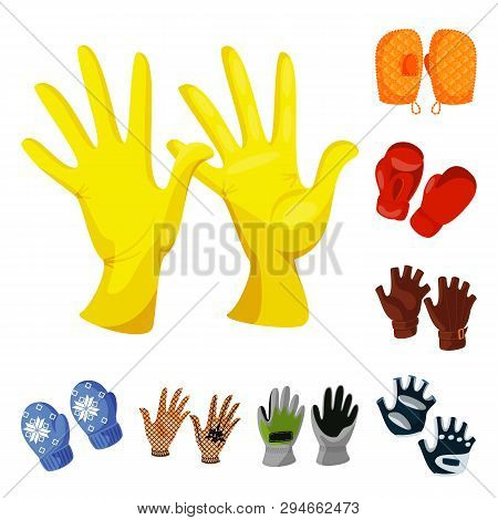 Vector Illustration Of Accessory And Style Icon. Set Of Accessory And Distinctive Vector Icon For St