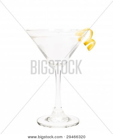 Eristetty Martini sitruunan kierre