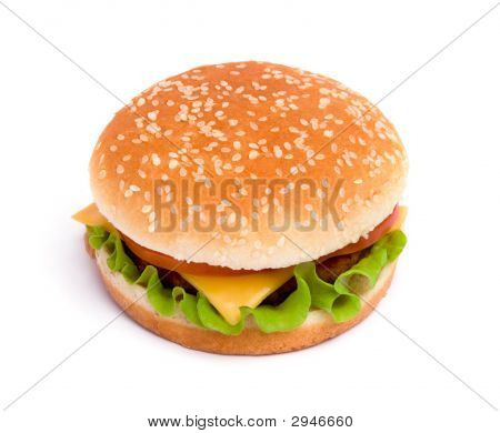 Cheeseburger juteux délicieux