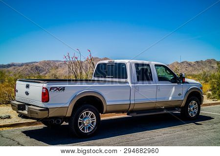 The Famous Off-road Ford Vehicle In Joshua Tree National Park