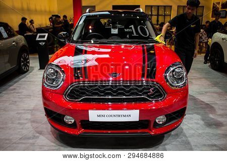 Mini Countryman On Display In Bangkok International Motor Expo 2018.