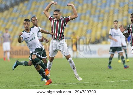 Rio, Brazil - April 10, 2019: Gilberto Player In Match Between Fluminense And Luverdense By The Braz
