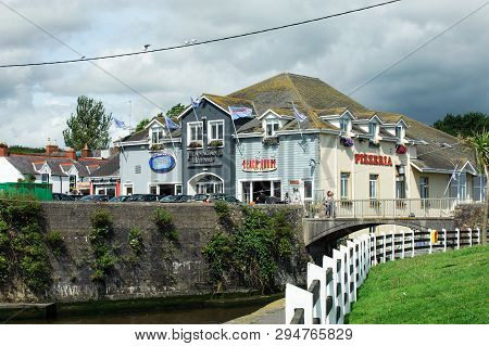 Courtown, Ireland - 23 August 2017.  Courtown Town In Co. Wexford, Ireland