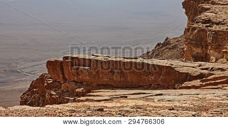 Machtesh Ramon - Erosion Crater In The Negev Desert, The Most Picturesque Natural Landmark Of Israel