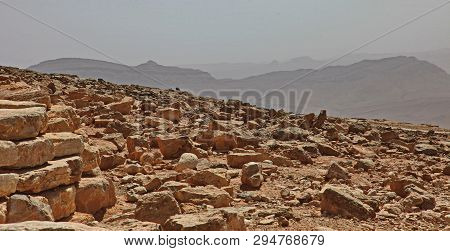 Machtesh Ramon - Erosion Crater In The Negev Desert, The Most Picturesque Natural Landmark Of Israel