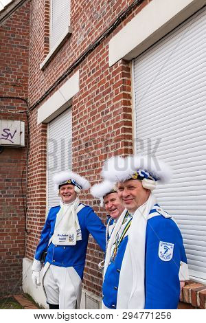 Wattrelos,france-april 07,2019:  Carnival,festival And People In Wattrelos In The North Of France.ca
