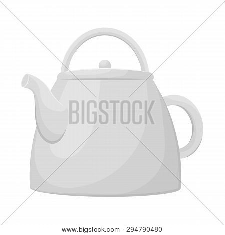 Vector Design Of Teapot  And Tea  Icon. Set Of Teapot  And Porcelain Stock Symbol For Web.