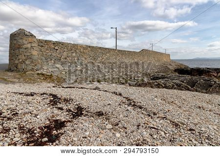 Pier And Ocean In Galway Bay