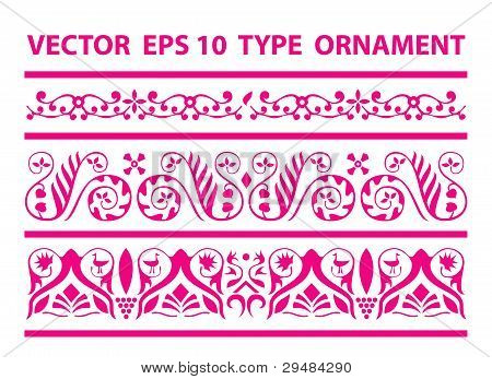 Víla pásky Ornament