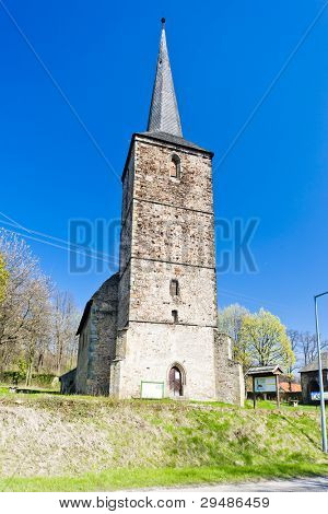 romanesque church in Swierzawa, Silesia, Poland