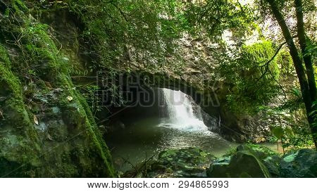 Natural Bridge In Springbrook National Park, Australia