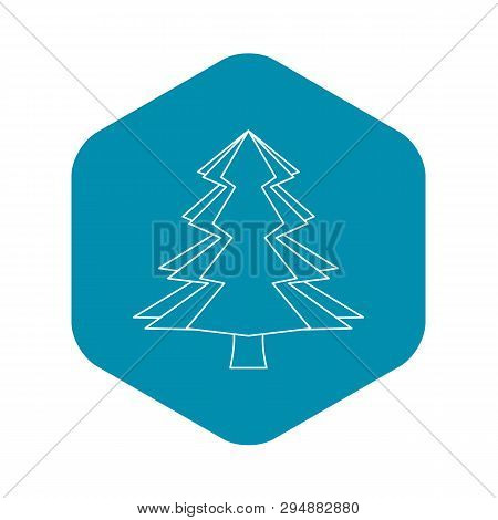 Quick Icon Spruce Spruce Icon. Outline Vector & Photo (Free Trial) | Bigstock