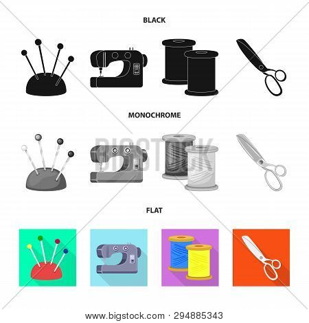 Vector Design Of Craft And Handcraft Icon. Set Of Craft And Industry Stock Vector Illustration.