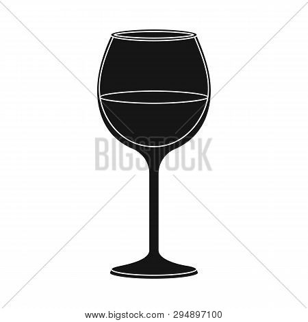 Vector Illustration Of Wine And Red Symbol. Set Of Wine And Wineglass Vector Icon For Stock.