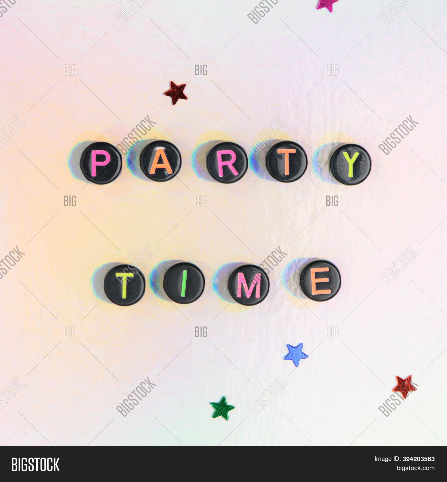 PARTY TIME Word Image & Photo (Free Trial) Bigstock