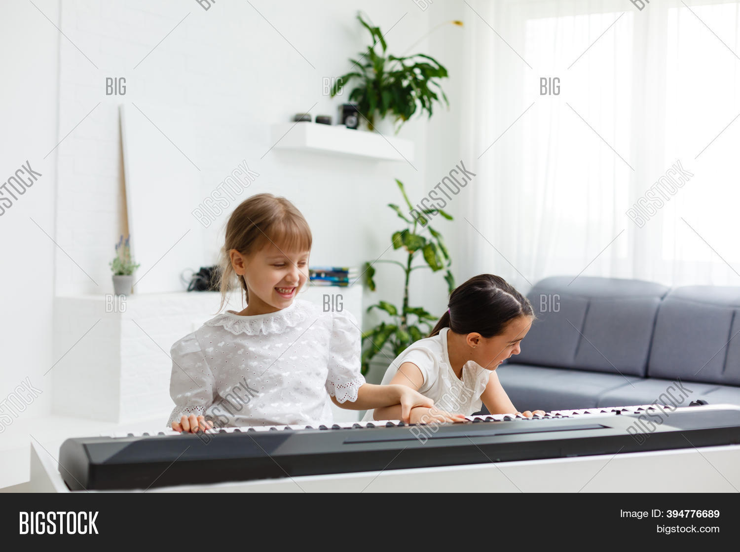 Home Piano Lesson. Two Image & Photo (Free Trial) Bigstock