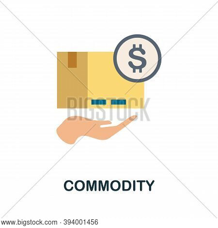 Commodity Icon. Simple Element From Economic Collection. Creative Commodity Icon For Web Design, Tem