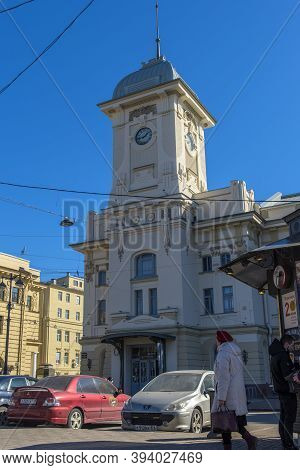Russia, St. Petersburg 30,03,2019 Vitebsky Railway Station - Passenger Terminal Of St. Petersburg-vi