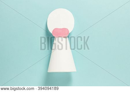 Step-by-step Photo Instructions On How To Make A White Bull From Paper With Your Own Hands. Symbol O