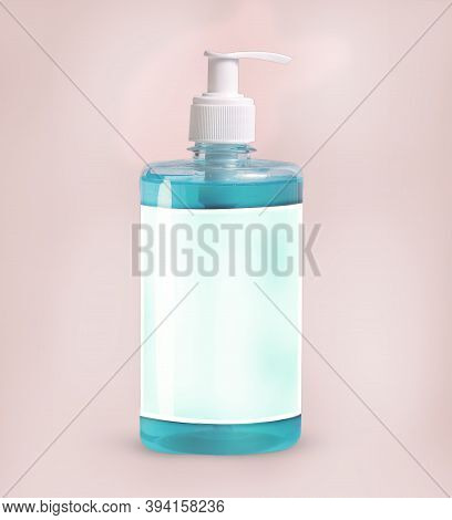 Antibacterial Liquid Hand Soap In Plastic Doser Bottle