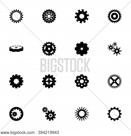 Gear Icon - Expand To Any Size - Change To Any Colour. Perfect Flat Vector Contains Such Icons As Se