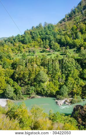 Moraca river canyon, Montenegro