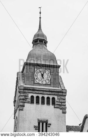 The Bell Tower Of The Qingdao Protestant Church Built By German Missionaries