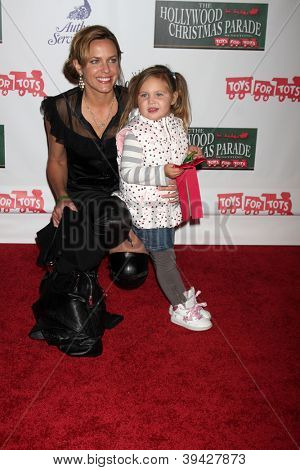 LOS ANGELES - NOV 25:  Arianne Zucker, Isabella Lowder arrives at the 2012 Hollywood Christmas Parade at Hollywood & Highland on November 25, 2012 in Los Angeles, CA