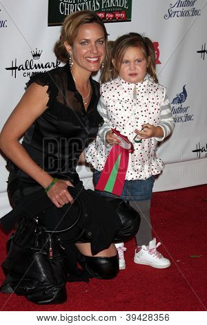LOS ANGELES - NOV 25:  Arianne Zucker, Isabella Lowder arrives at the 2012 Hollywood Christmas Parade at Hollywood & Highland on November 25, 2012 in Los Angeles, CA