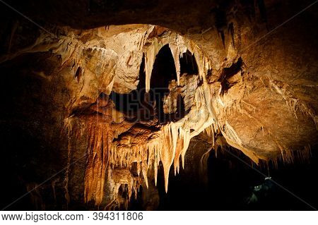 Natural Marble Arch Cave Underground, Fermanagh, Northern Ireland. Filming Location For Many Films A