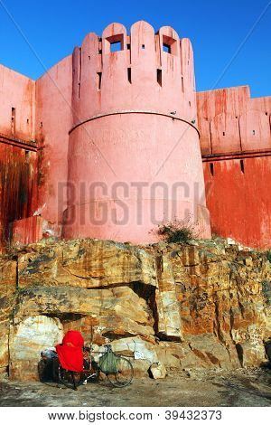 Jaigarh Fort i Jaipur, Rajasthan, Indien
