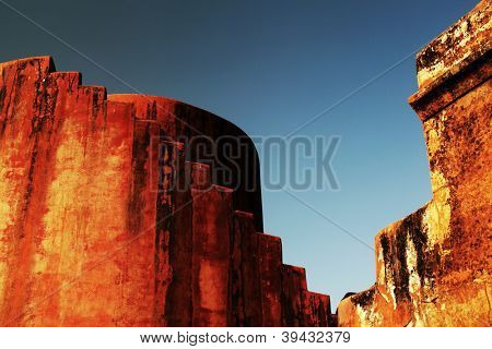 Jaigarh Fort i Jaipur, Rajasthan, Indien
