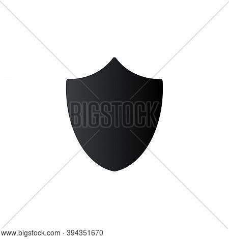 Vector Security Shield. Protection Concept. Lock Down. Stock Vector Illustration Isolated On White B