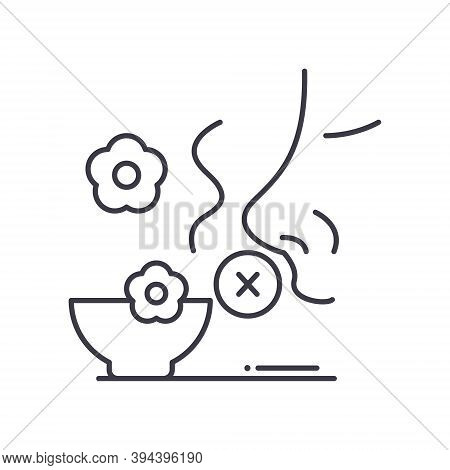 Loss Of Sense Icon, Linear Isolated Illustration, Thin Line Vector, Web Design Sign, Outline Concept