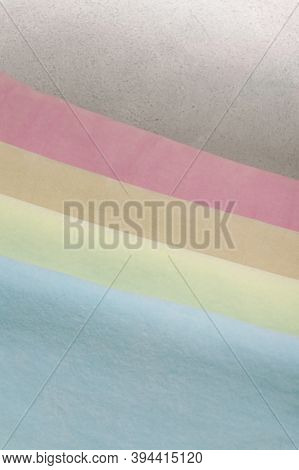 Soft Fluffy Fabric Of Different Shades, Horizontal Background