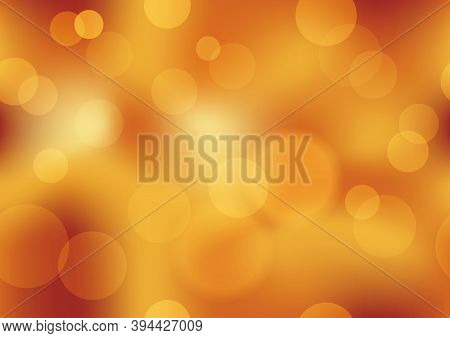 Seamless Orange Abstract Vector Background Illustration. Horizontally And Vertically Repeatable.
