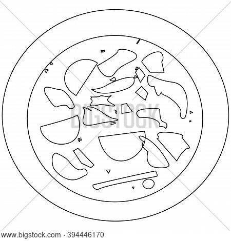 Line Soup Icon. Isometric Of Soup Vector Icon For Web Design Isolated On White Background