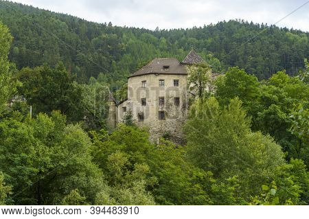 Medieval Castle Of Chiusa, Or Klausen, In The Isarco Valley, Bolzano Province, Trentino Alto Adige, 