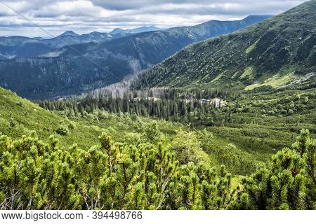 Western Tatras, Slovak Republic. Hiking Theme. Seasonal Natural Scene.