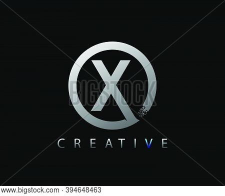 Letter X Digital Network , Technology And Digital Abstract Line Network Circuit Vector Logo. .