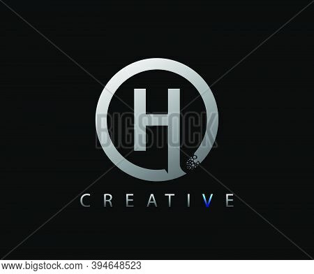 Letter H Digital Network , Technology And Digital Abstract Line Network Circuit Vector Logo. .