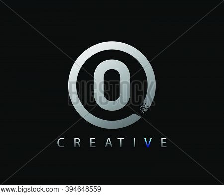 Letter O Digital Network , Technology And Digital Abstract Line Network Circuit Vector Logo. .
