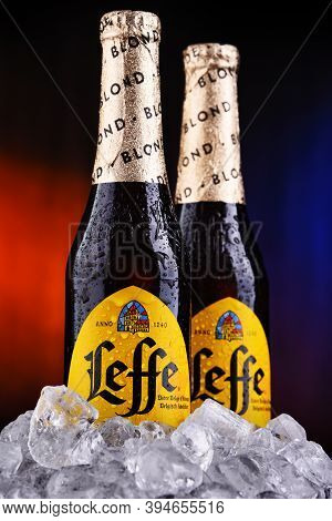 Composition With Two Bottles Of Leffe Beer