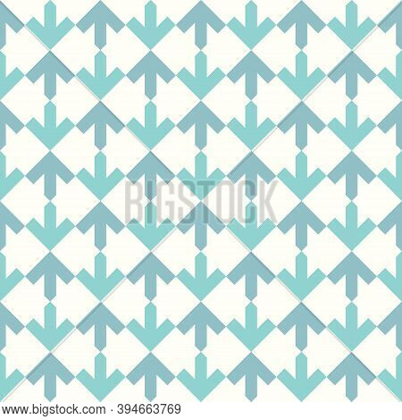 Arrows. Repeated Arrowheads Ornamental Background. Ethnic Wallpaper. Tribal Embroidery Motif. Tribe 