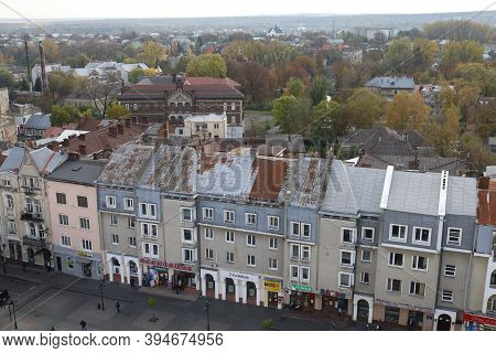 Drohobych, Ukraine - May 29, 2020: Panorama Of The Ancient City From A Height