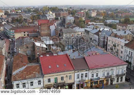 Drohobych, Ukraine - May 29, 2020: Panorama Of The Ancient City From A Height