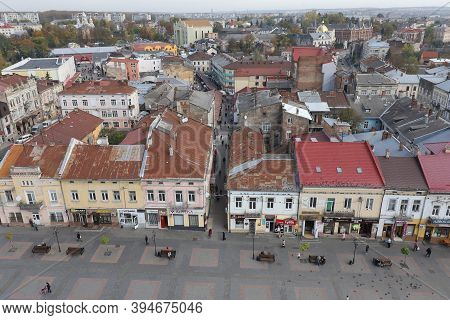 Drohobych, Ukraine - May 29, 2020: Panorama Of The Ancient City From A Height