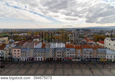 Drohobych, Ukraine - May 29, 2020: Panorama Of The Ancient City From A Height
